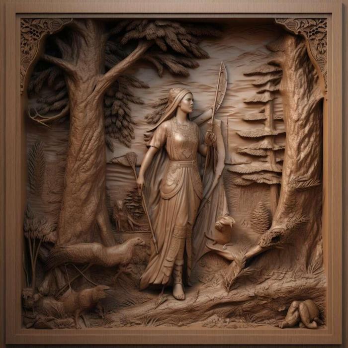 نموذج ثلاثي الأبعاد لآلة CNC 3D Art 